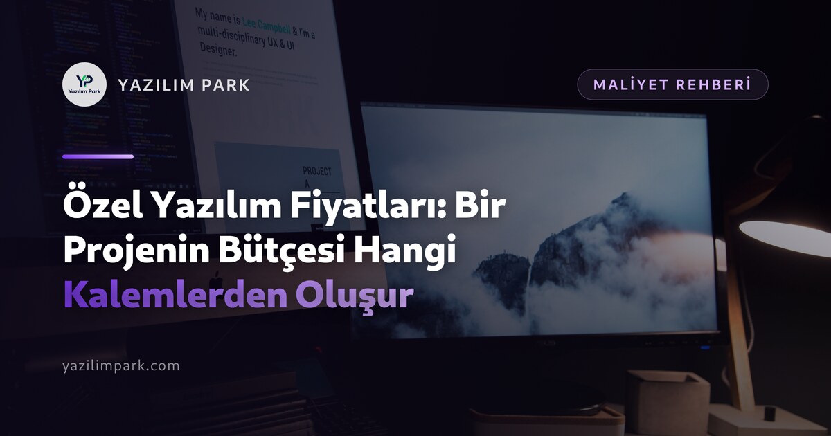 Özel Yazılım Fiyatları: Bir Projenin Bütçesi Hangi Kalemlerden Oluşur
