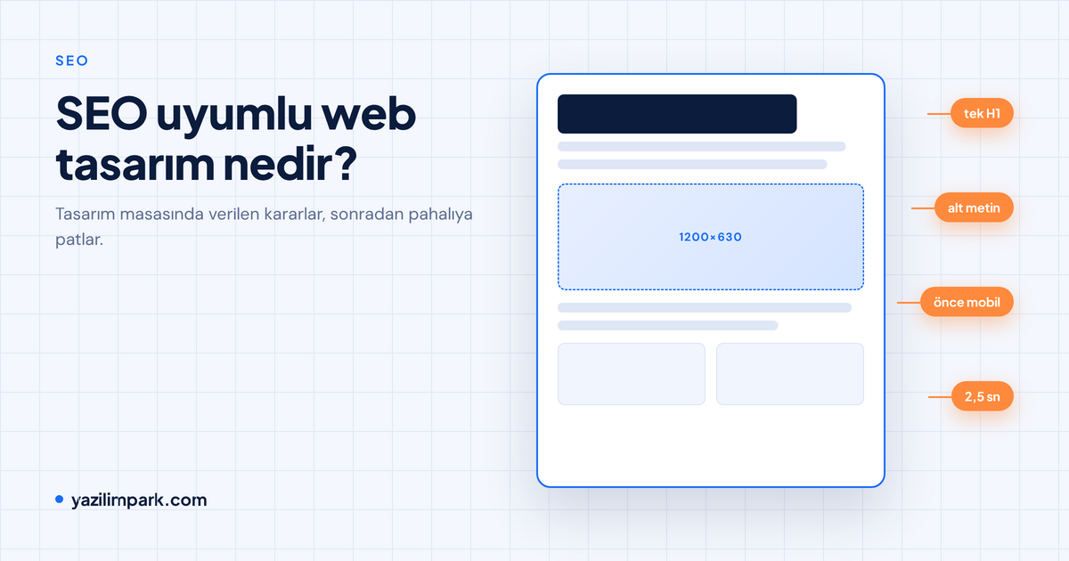 SEO Uyumlu Web Tasarım Nedir? Kontrol Listesi