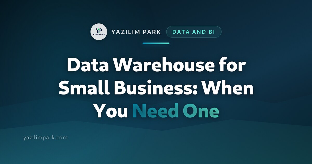 Data Warehouse for Small Business: When You Need One
