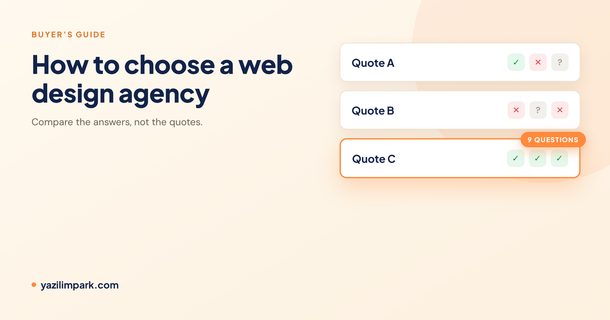 How to Choose a Web Design Agency: 9 Questions