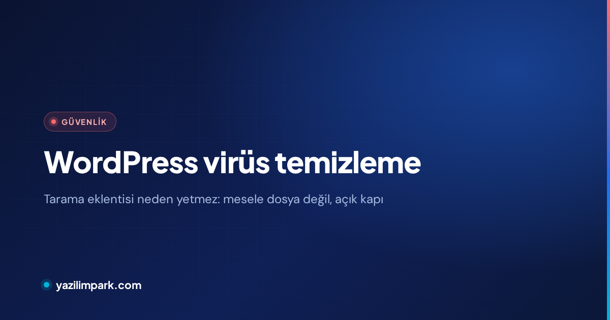 WordPress Virüs Temizleme: Eklenti Taraması Neden Yetmez?