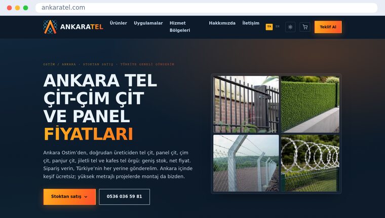 ankaratel.com ekran görüntüsü
